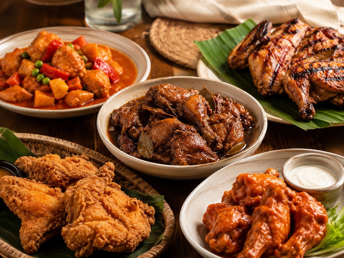 Filipino chicken dishes